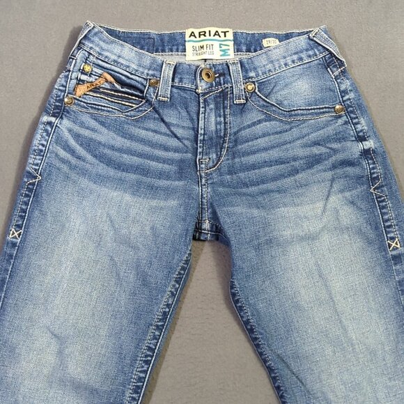 Ariat Jeans Men's 29x30 Blue M7 Slim Wessley Straight Western Denim - Picture 4 of 12